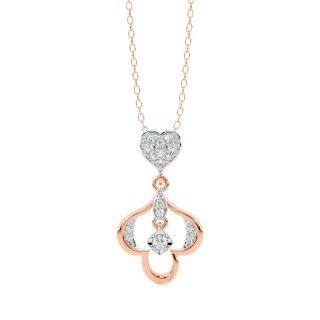 Isla Round Diamond Office Wear Pendant